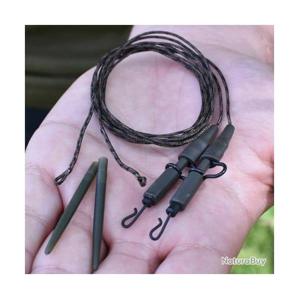 Montage Prowess Clip Plomb Metal Lead Core Quick Change (par 2)