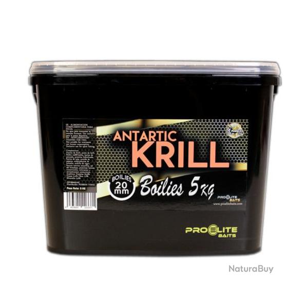 Bouillettes Pro Elite Baits Gold Antartic Krill 20mm 5kg