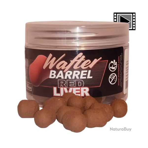 Dumbells Equilibr�s Starbaits PC Red Liver Wafter Barrel 14mm 50g