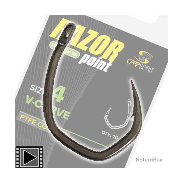 Hame�on Carp Spirit Razor V-Curve (par 10) n� 4