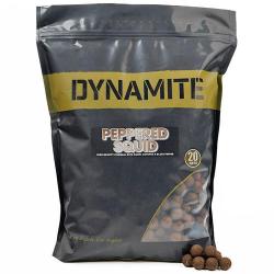 Bouillettes Dynamite Baits Peppered Squid 20mm 1.8kg
