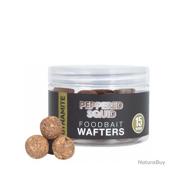 Bouillettes Equilibr�es Dynamite Baits Peppered Squid Wafter 15mm