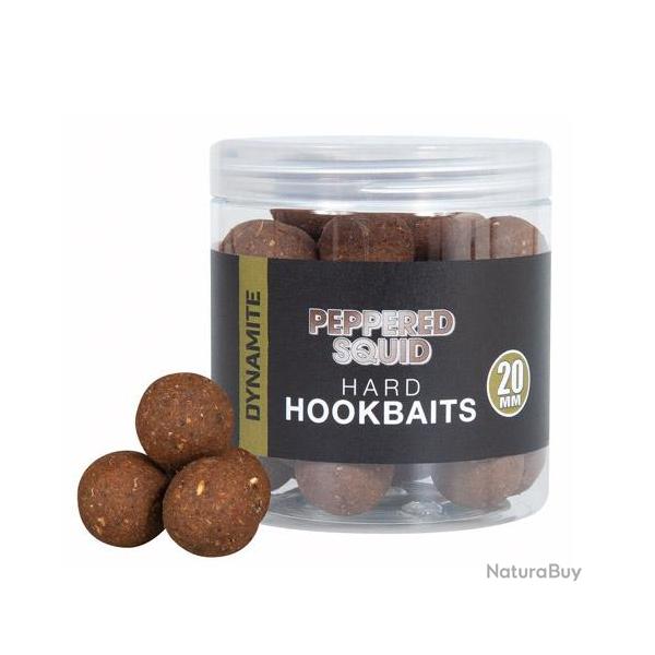 Bouillettes Dynamite Baits Peppered Squid Hard Hookbaits 20mm