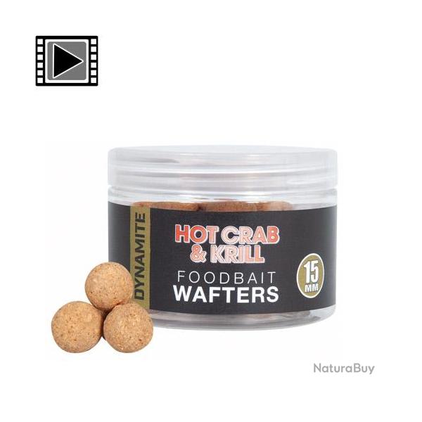 Bouillettes Equilibr�e Dynamite Baits Hot Crab & Krill Wafter 15mm