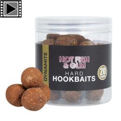 Bouillettes Dynamite Baits Hot Fish & GLM Hard Hookbaits 20mm