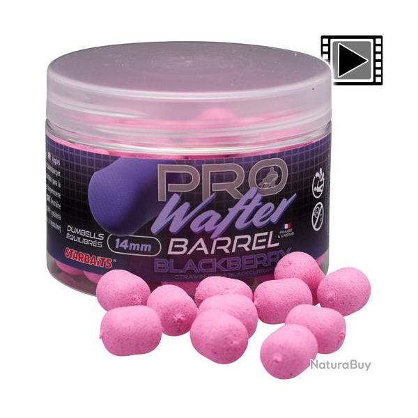 Dumbells Equilibr�s Starbaits Probiotic Balck Berry Wafter Barrel 14mm 50g