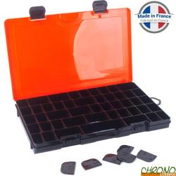 Boite &agrave; Accesoires ROK Hookbait Box 371 Noir/Orange