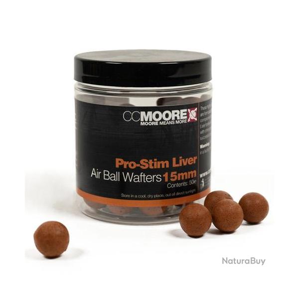 Bouillettes Equilibr�es CC Moore Pro-Stim Liver Air Ball Wafter (par 35)