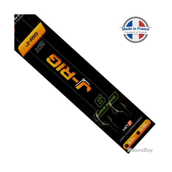 Bas de Ligne ROK J-Rig Curve Shank (par 2) n� 4
