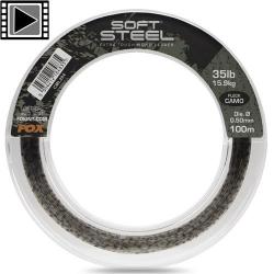Shock Leader Fox Soft Steel Fleck Camo 0.60mm