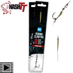 Bas de Ligne Nash Ronnie Claw Rig n&deg; 6