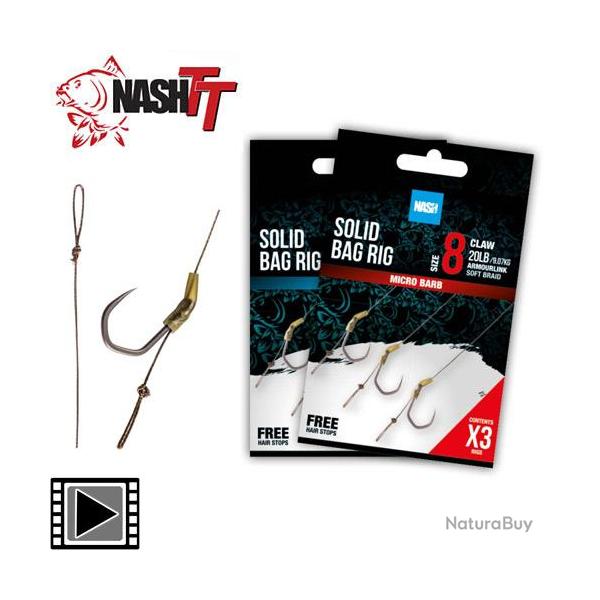 Bas de Ligne Nash Solid Bag Rig n� 6