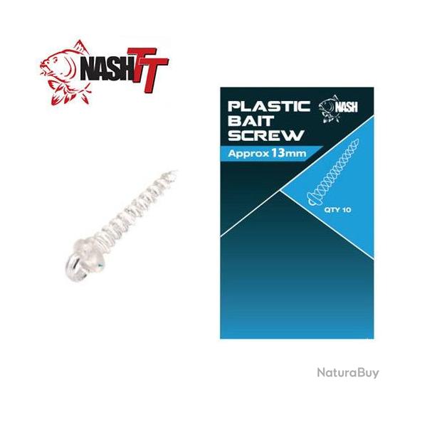 Vis  Appts Nash Plastic Bait Screw 13mm (par 10)