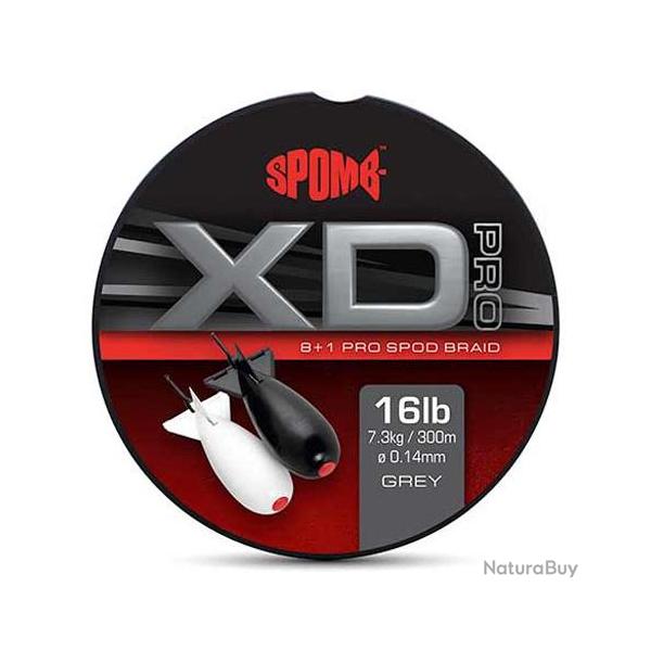 Tresse Spomb XD Pro Gris 0.14mm 16lbs