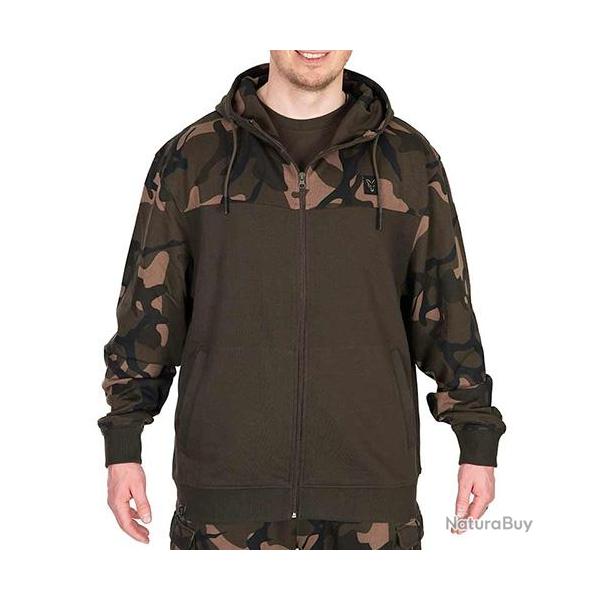 Sweat Zipp� Fox LW Khaki Camo Split Zip