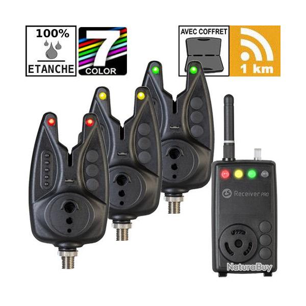 Coffret Carpsounder Centrale 3 D�tecteurs Age Pro