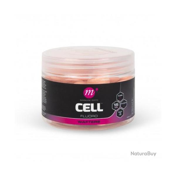 Bouillettes Equilibr�es Mainline Fluoro Wafters Pink 15mm Cell