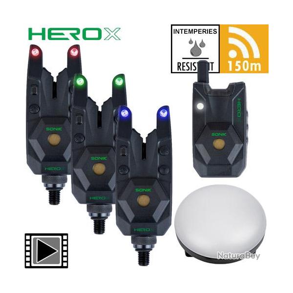 Coffret Sonik centrale 3 D�tecteurs Herox