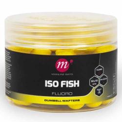 Dumbells Equilibr&eacute;s Mainline Fluoro Yellow Wafters 12x15mm Iso Fish