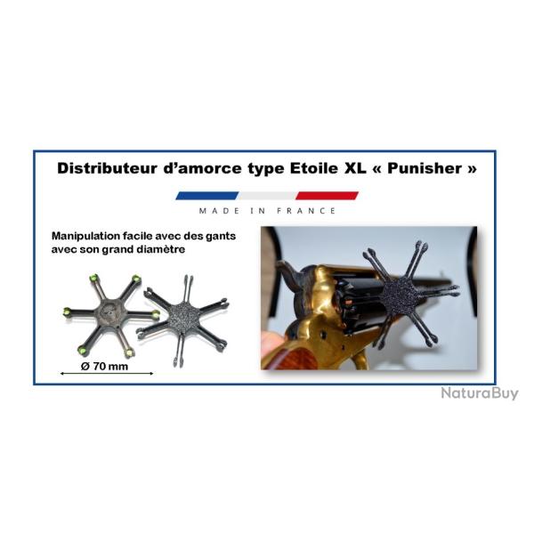 Lot de 2 Distributeurs d'amorce type �toile XL "ERGONOMIE Sup�rieure"