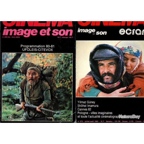 la revue du cin�ma, image et son , �cran ann�es 1980-81-82 , lot de 8