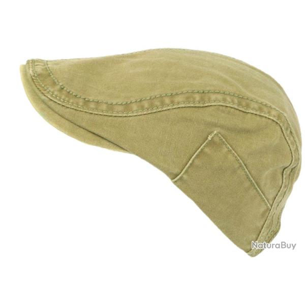 Casquette Plate Verte Tendance en Coton Homme et Femme Evyk Taille unique Vert
