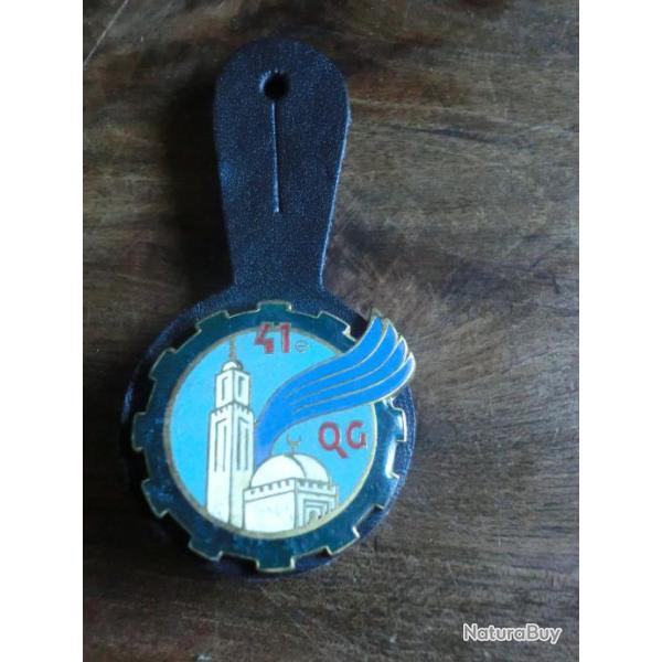 insigne 41eme groupe de Cie de quartier g�n�ral  / drago paris