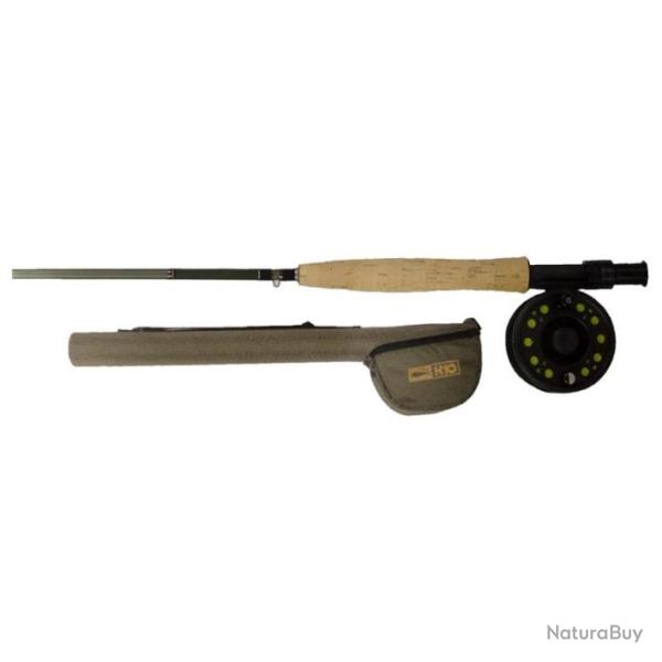 Ensemble Mouche  canne + moulinet + etui JMC