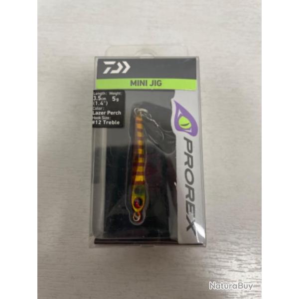 !! LEURRE JIG DAIWA PROREX 5gr col LAZER PERCH