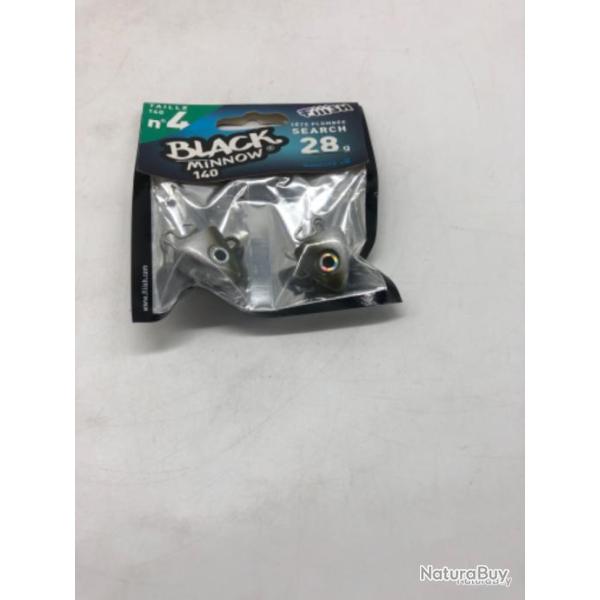 T�te plomb�e search Fiiish black minnow 28g 140