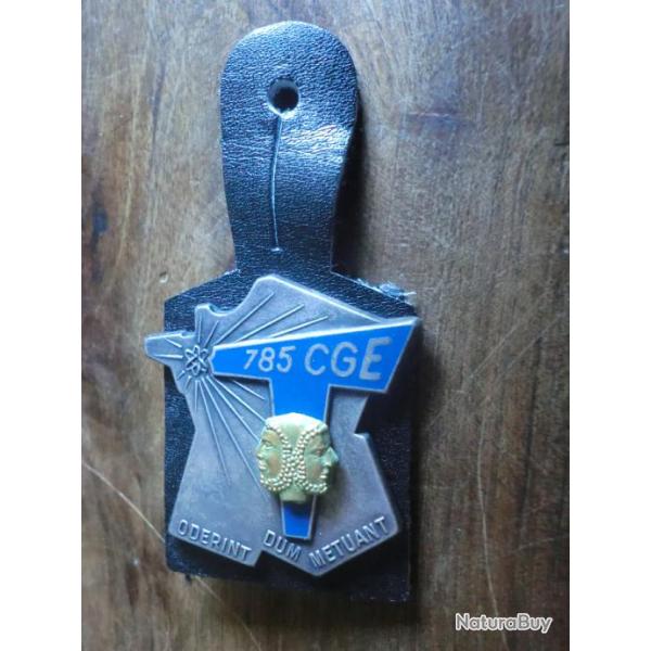 insigne C G E 785 eme compagnie guerre electronique