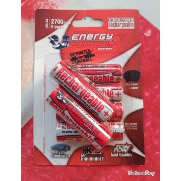 Piles rechargeables b�tons AA