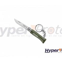 Porte clef Opinel n&deg; 04 inox manche Kaki