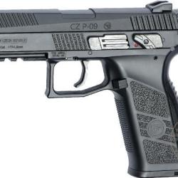 Pistolet &agrave; plomb CO2 4.5 mm ASG CZ P-09 - Blowback (3.7 joules) Noir