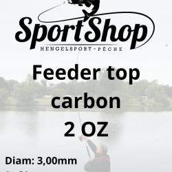 SPORTSHOP SCION FEEDER CARBON 3,00MM SPORTSHOP 2 oz