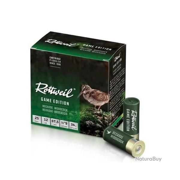 ROTTWEIL CAL.20/70 GAME EDITION BECASSE 30G N�9 PAR 75
