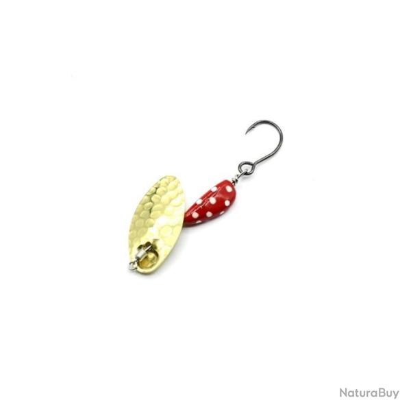 Cuillere Sico Lure Vibro 5.5g or/ rouge