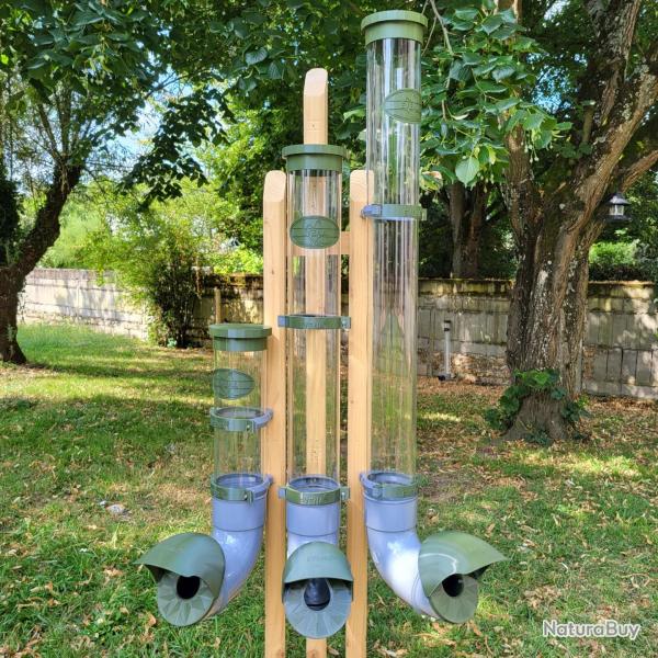 Mangeoire pour Poule Vert Olive, 3kg, Translucide