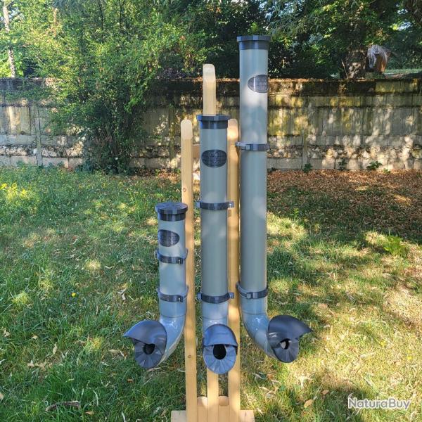 Mangeoire pour Poule Gris Anthracite, 5kg, Gris Opaque