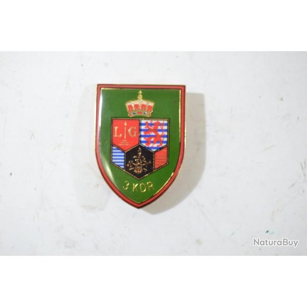 Insigne Arm�e Belge 3 KDR Belgique groupement travaux d'infrastructures Direction R�gionale construc