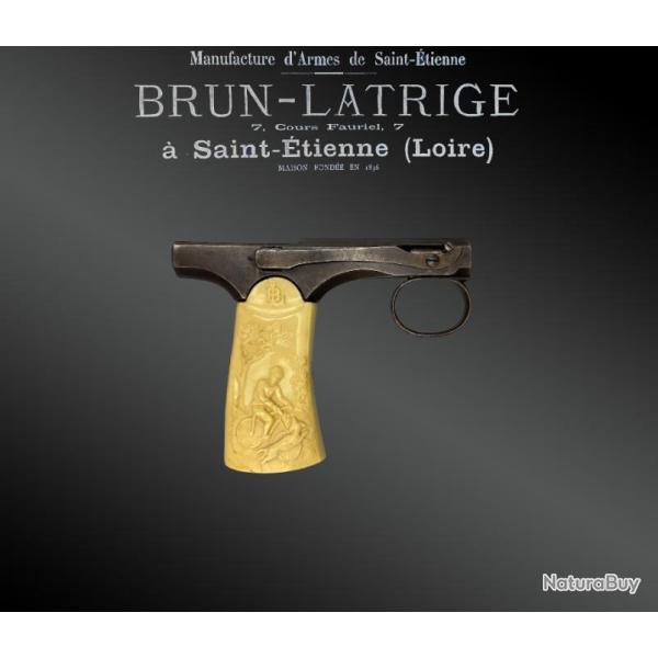 Pistolet � R�p�tition Brun-latrige Saint-etienne, France, Vers 1890