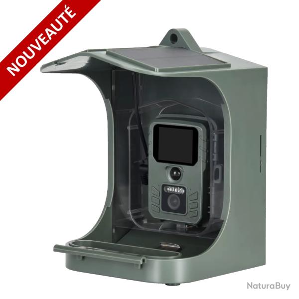 Mangeoire oiseaux avec cam�ra solaire de d�tection NIGHTLOOKER Wifi-303 Bird Solaire