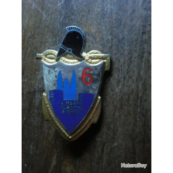 insigne 6eme rgiment du gnie   / andor
