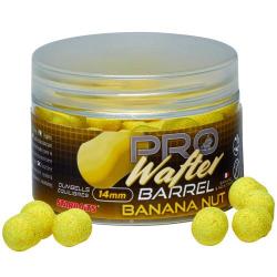 Dumbells Equilibr&eacute;s Starbaits Probiotic Banana Nut Wafter Barrel 14mm 50g
