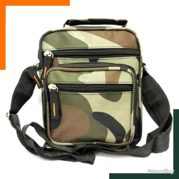 Sacoche avec bandouli�re - Camouflage - Livraison rapide