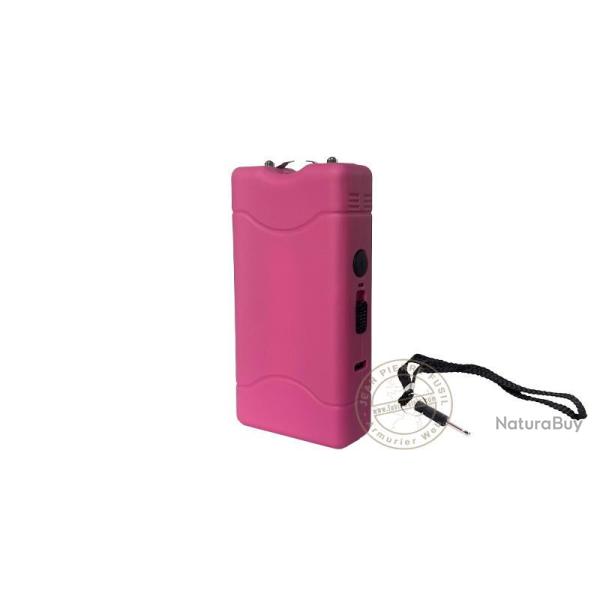 Praga Technology - Shocker �lectrique KARO 5 000 000 V + led + dragonne de s�curit� Rose