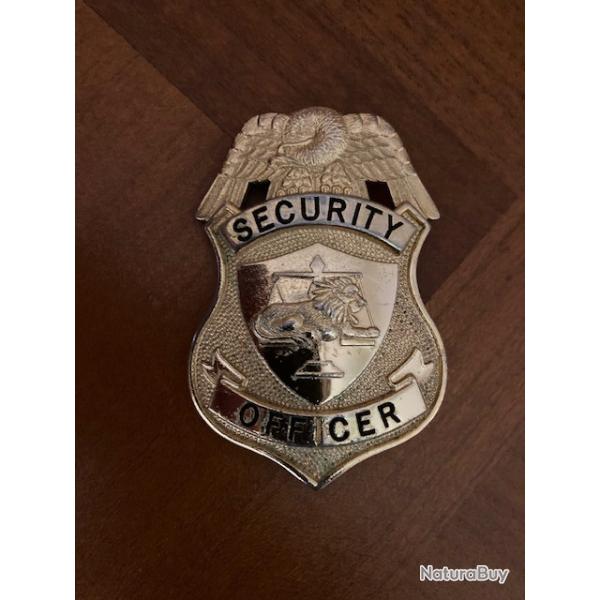 insigne securit� officer