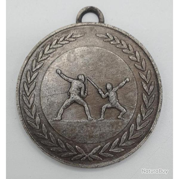 M�daille d'argent "Escrime".