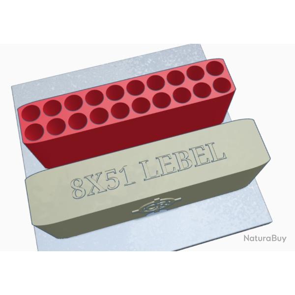 Bo�te � munition 8x51 LEBEL X20