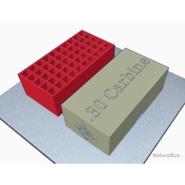 Bo�te � munition 30m1 .30 Carbine x50